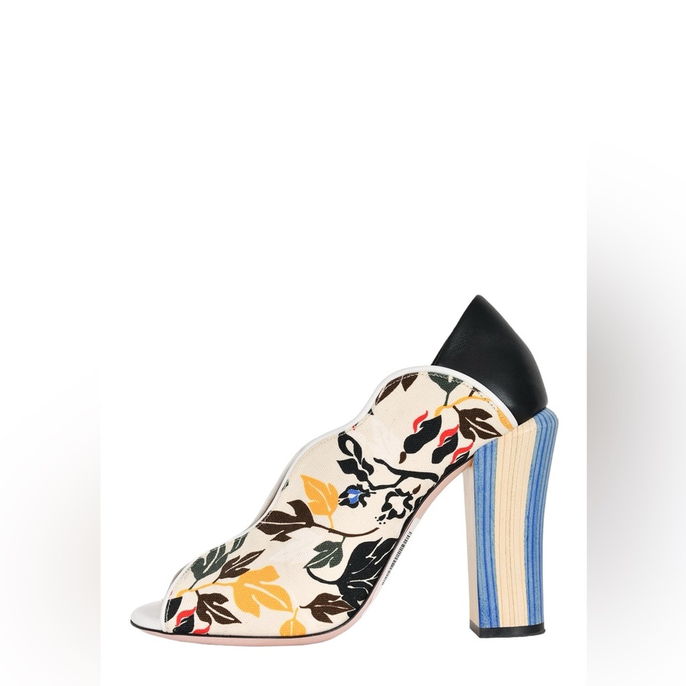Fendi Rococo Floral High Heels